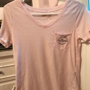 Baby pink hollister T-shirt
